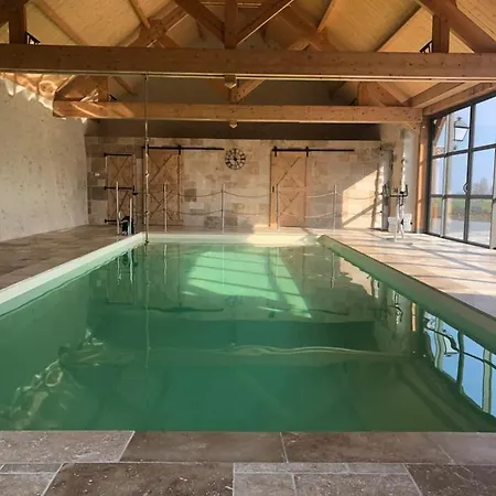 Maison De Avec Piscine Interieure - Le Grand Champagne Hébergement de vacances Saint-Victeur