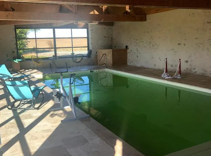 Maison De Avec Piscine Interieure - Le Grand Champagne Saint-Victeur