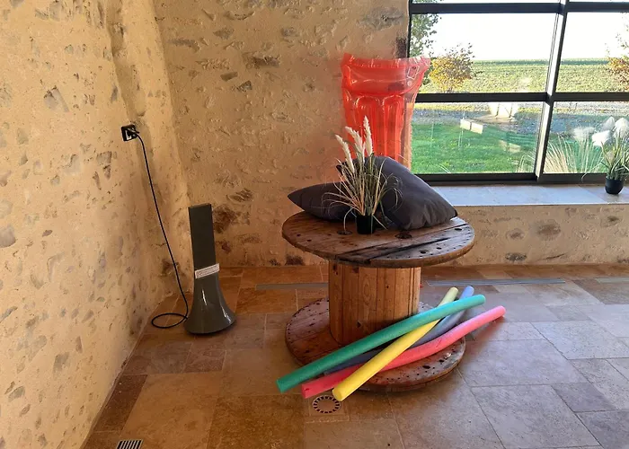 Ferienhaus Maison De Avec Piscine Interieure - Le Grand Champagne Saint-Victeur